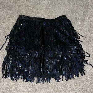 Black sequin party skirt!